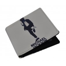 Michael Jackson King of Pop White Mens/Womens Wallet